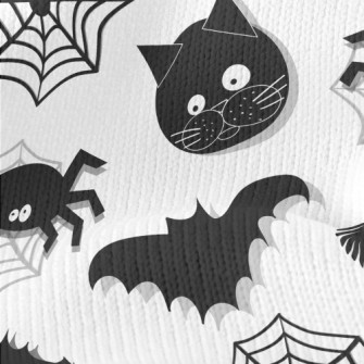 Funny Halloween Animals Stretch Jersey