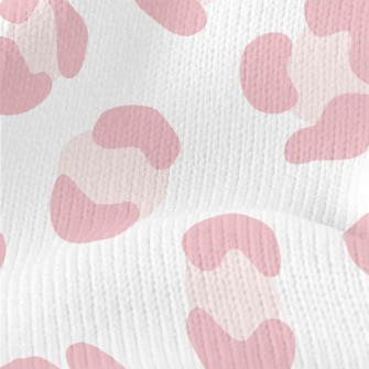 Pink Leopard Spots Stretch Jersey