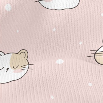 Cute Sleeping Cat Stretch Jersey