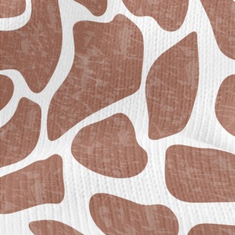 Brown Giraffe Spots Stretch Jersey
