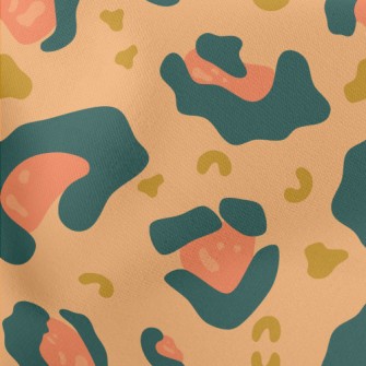 Modern Leopard Print Lightweight Cotton Poplin