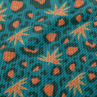 Modern Art Leopard Birdseye Piqué
