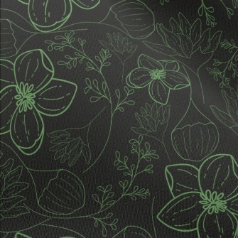 Green Line Plants Chiffon