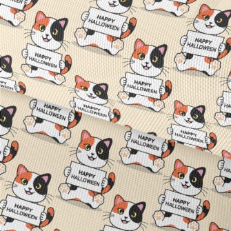 Halloween Calico Cat Waterproof Oxford