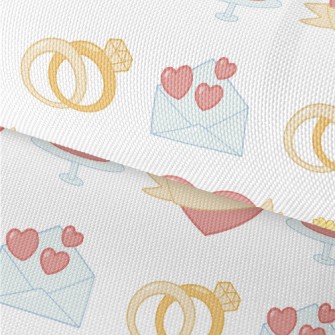 Cute Wedding Ceremony Waterproof Oxford