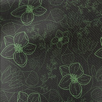 Green Line Plants Waterproof Canvas