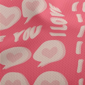 Valentine's Day Confession Athletic Mesh Flat Back