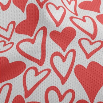 Random Love Graffiti Athletic Mesh Flat Back