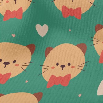 Cute Bow Tie Cat Terry