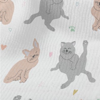 Hand Drawn Lazy Cat Terry