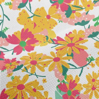 Colorful Flower Graffiti Performance Linen
