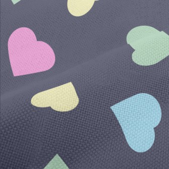 Simple Colorful Love Heart Performance Linen