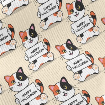 Halloween Calico Cat Standard Corduroy