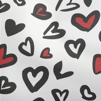 Hand Drawn Love Leopard Print Dobby