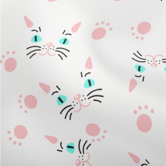 Cat Face And Paw Print Dobby