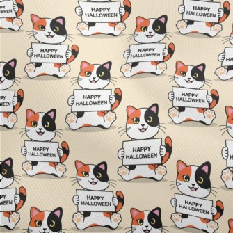 Halloween Calico Cat Dobby