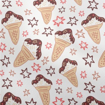 Stars And Chocolate Cones Dobby