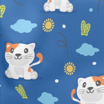 Cool Cartoon Kitten Stretch Ponte