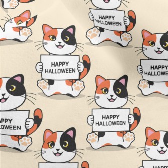 Halloween Calico Cat Micro Fleece