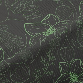 Green Line Plants Piqué