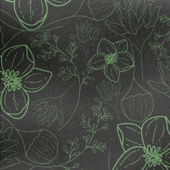 Green Line Plants Jersey Backed Fleece