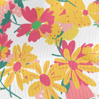 Colorful Flower Graffiti Stretch Jersey