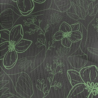 Green Line Plants Stretch Jersey