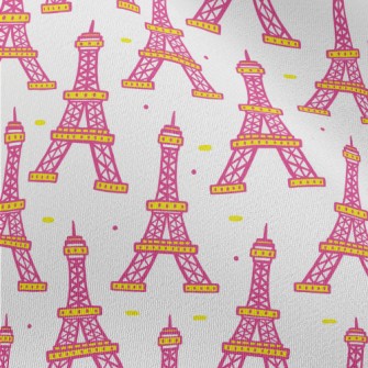 Contrasting Color Eiffel Tower Chiffon