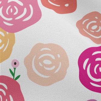 Dreamy Paper-cut Rose Chiffon