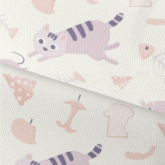 Cat Catching Mouse Waterproof Oxford