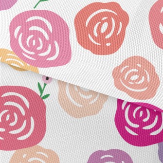 Dreamy Paper-cut Rose Waterproof Oxford