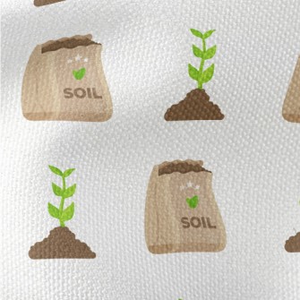 Saplings And Fertilizer Waterproof Canvas