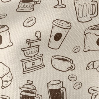 Classic Coffee Machine Coffee  Waterproof Canvas