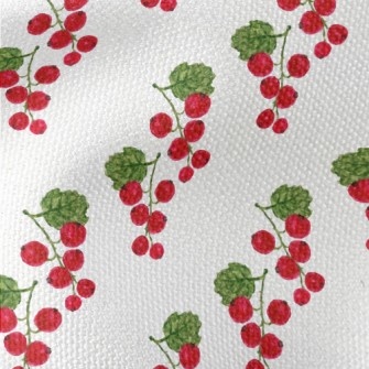 Bright Watercolor Cranberries Waterproof Canvas