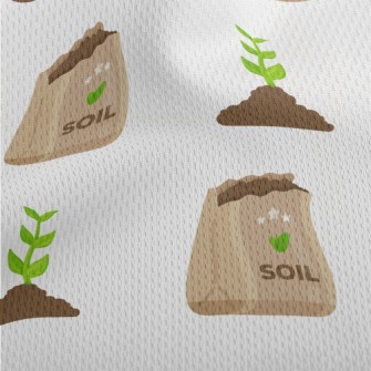 Saplings And Fertilizer Athletic Mesh Flat Back