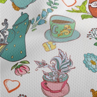 Noble Afternoon Tea Time Athletic Mesh Flat Back