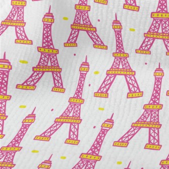 Contrasting Color Eiffel Tower Terry