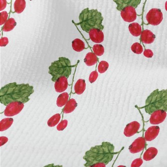 Bright Watercolor Cranberries Terry