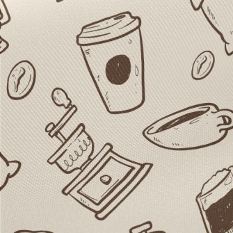 Classic Coffee Machine Coffee  Twill