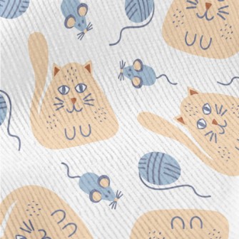 Cat And Mouse Yarn Ball Standard Corduroy