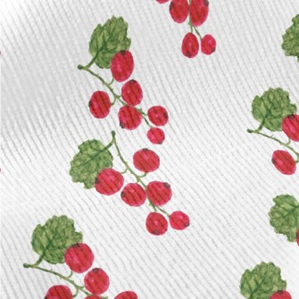 Bright Watercolor Cranberries Standard Corduroy