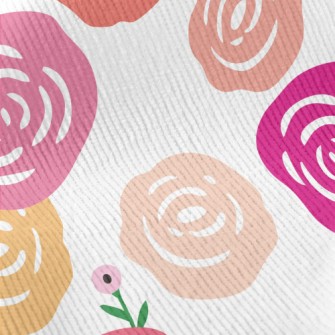 Dreamy Paper-cut Rose Standard Corduroy