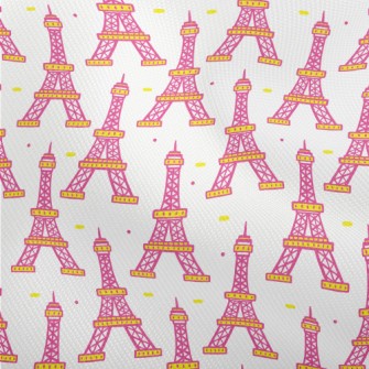 Contrasting Color Eiffel Tower Dobby
