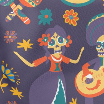 Day Of The Dead Ancestor Worsh Stretch Ponte