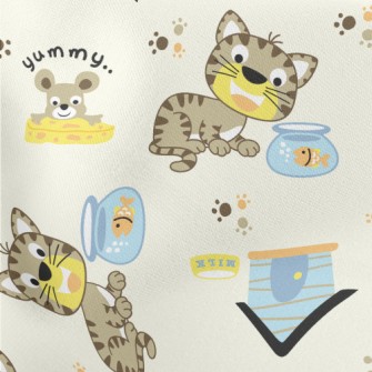 Cat, Mouse, Goldfish Stretch Ponte