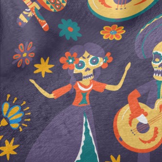 Day Of The Dead Ancestor Worsh Minky