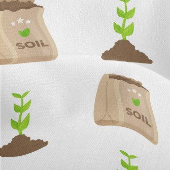 Saplings And Fertilizer Lightweight Performance Linen