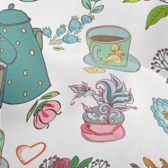 Noble Afternoon Tea Time Lightweight Performance Linen