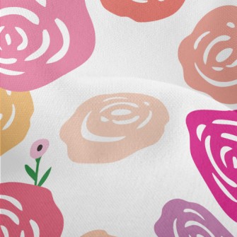 Dreamy Paper-cut Rose Lightweight Performance Linen