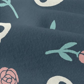 Rose And Cute Skull Modern Jersey